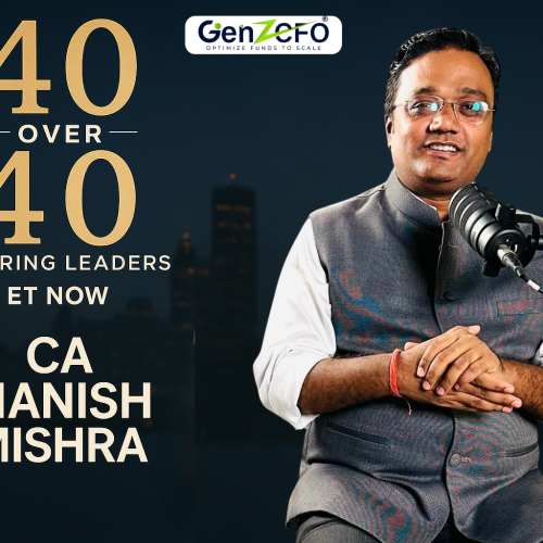 CA Manish Mishra Honored as One of India’s “40 Over 40” Inspiring Leaders