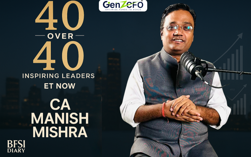 CA Manish Mishra Honored as One of India’s “40 Over 40” Inspiring Leaders