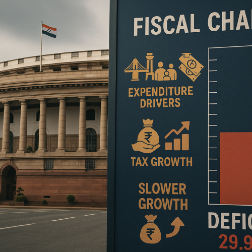 Centre’s Fiscal Deficit Widens to 29.9% of FY26 Target by July